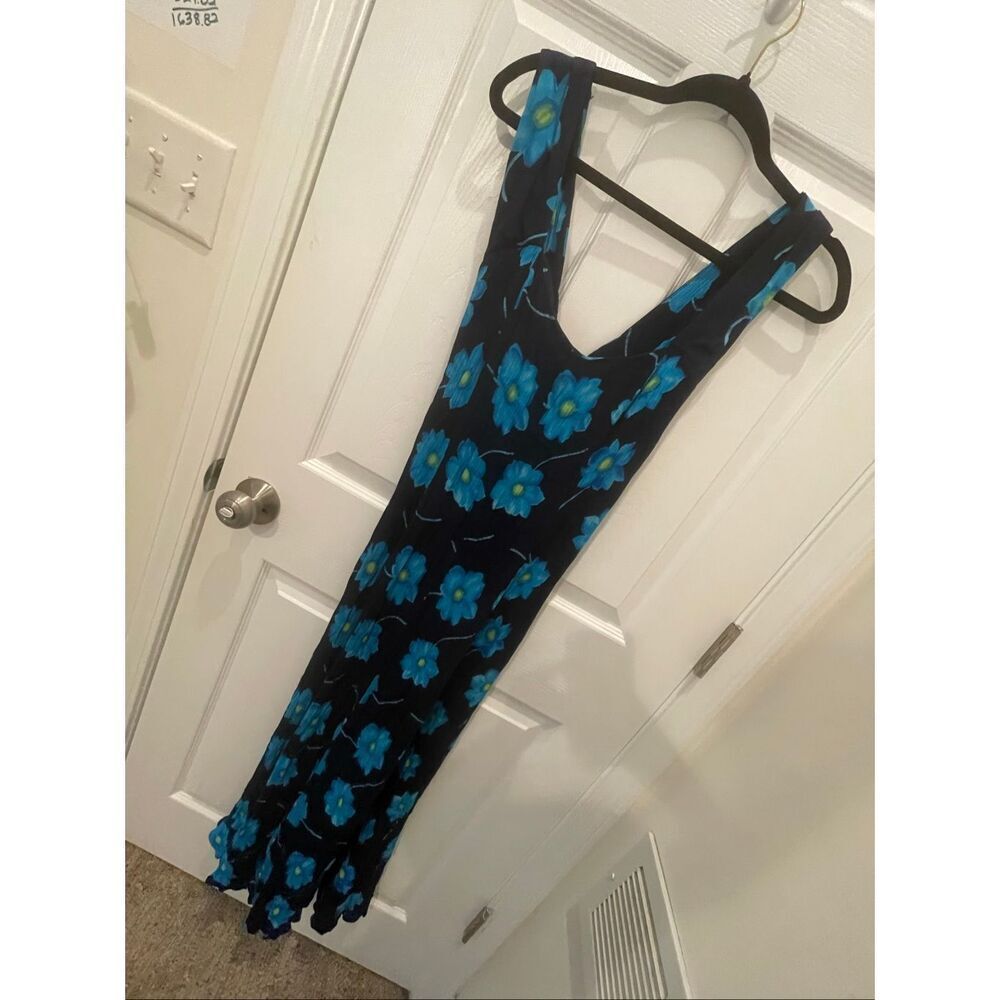 Molly Malloy women’s navy maxi dress sleeveless 14
